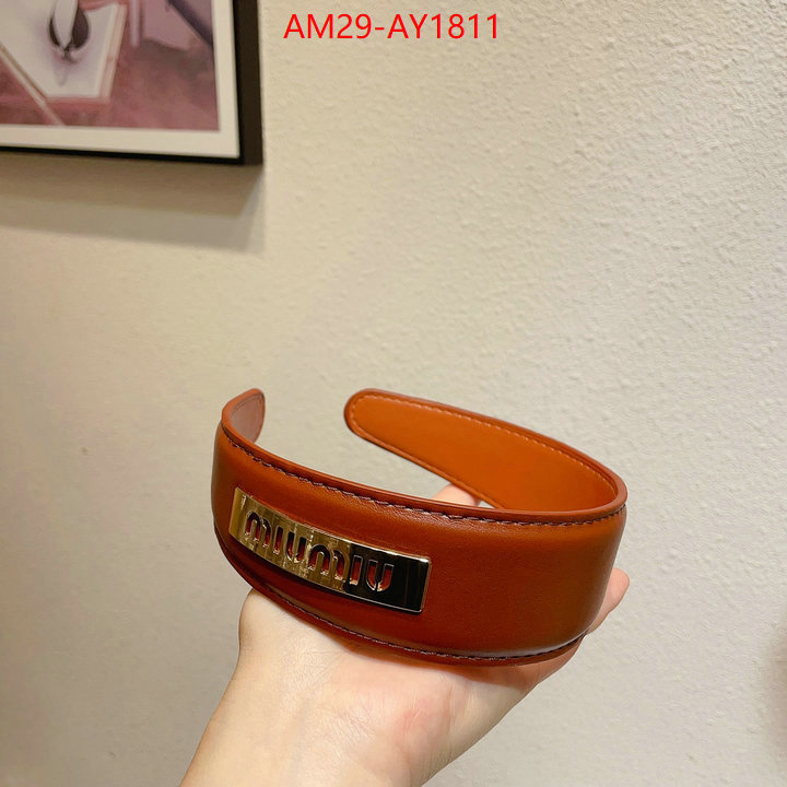 Hair band-MIU MIU what is top quality replica ID: AY1811 $: 29USD