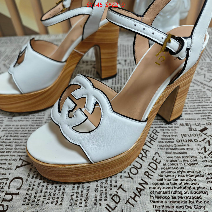 Women Shoes-Gucci best replica new style ID: SY2219 $: 145USD