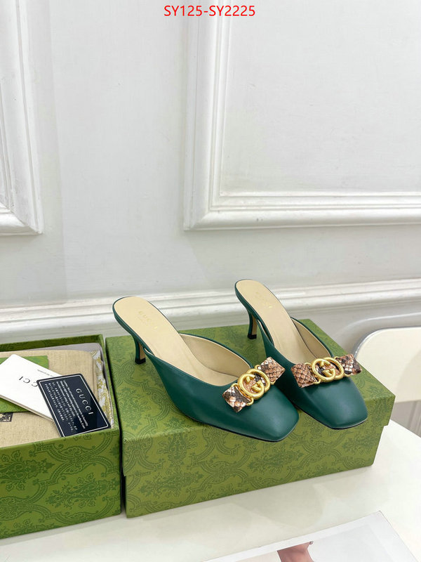 Women Shoes-Gucci buy best quality replica ID: SY2225 $: 125USD