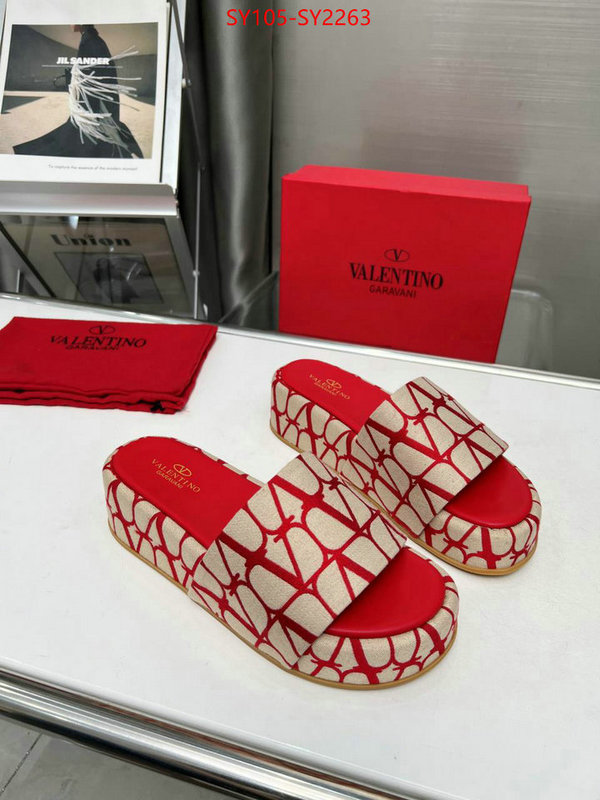 Women Shoes-Valentino brand designer replica ID: SY2263 $: 105USD