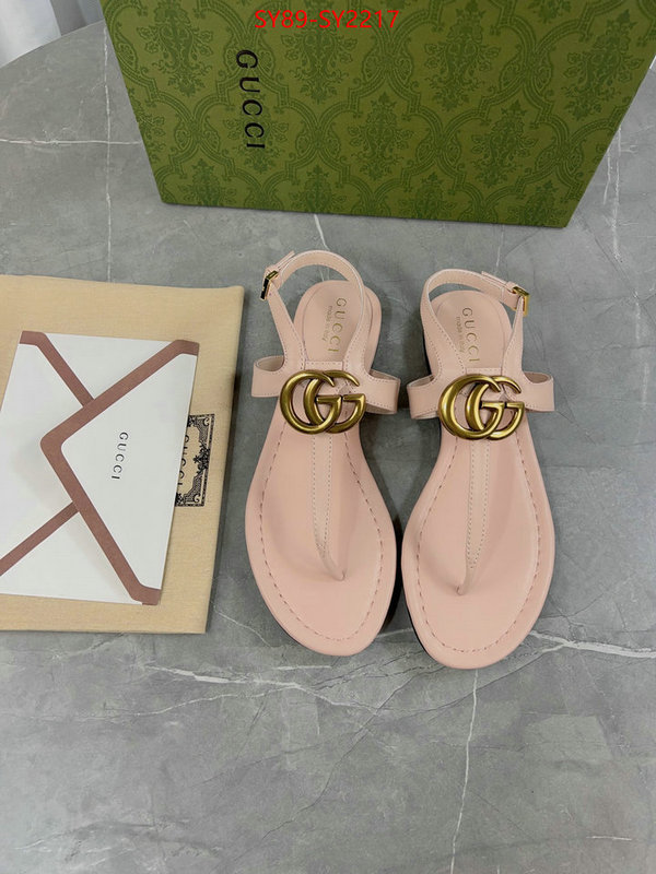 Women Shoes-Gucci designer replica ID: SY2217 $: 89USD