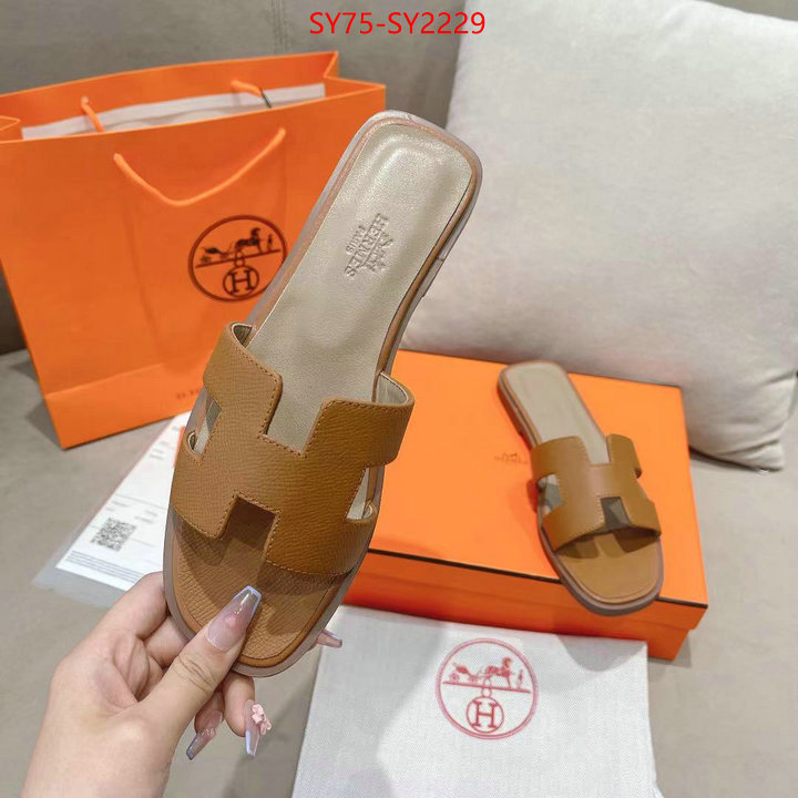 Women Shoes-Hermes best replica new style ID: SY2229 $: 75USD