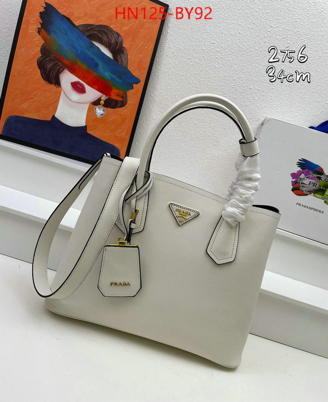 Prada Bags(4A)-Handbag-,shop cheap high quality 1:1 replica ID: BY92,$: 125USD