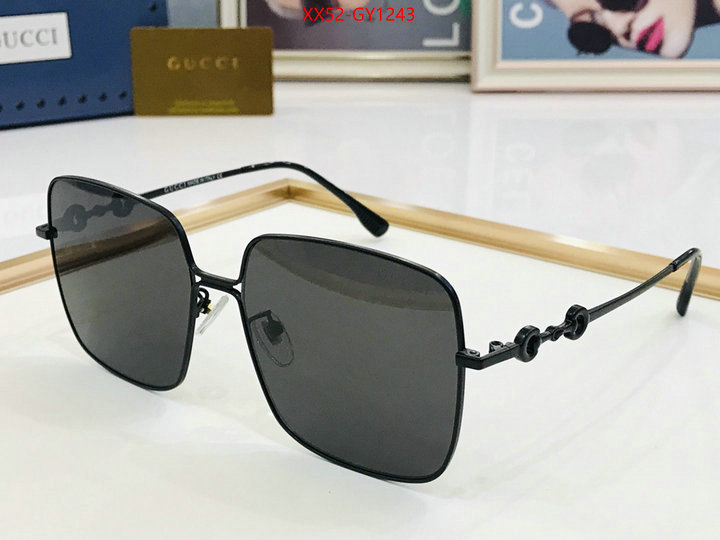 Glasses-Gucci,wholesale sale ID: GY1243,$: 52USD