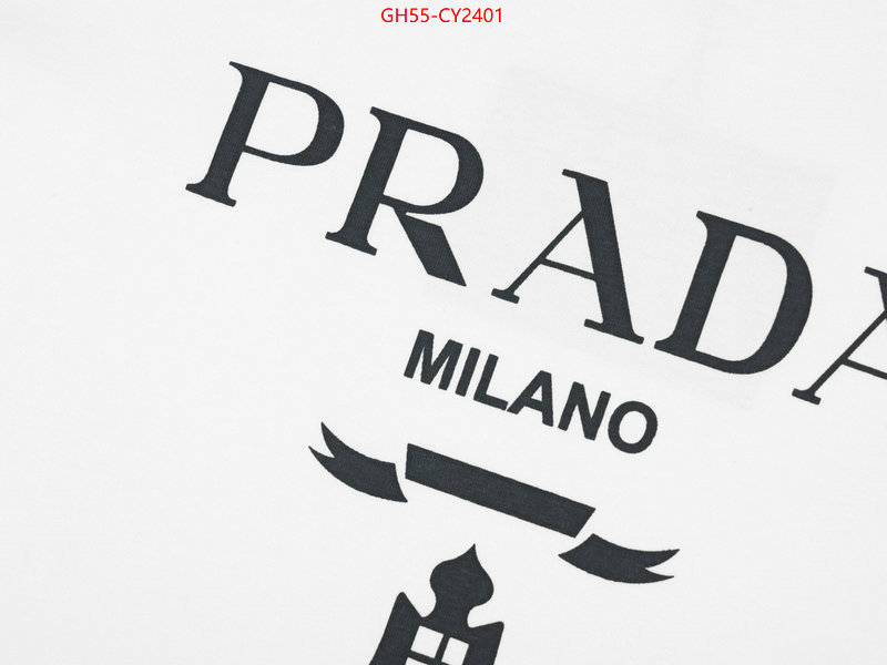 Clothing-Prada new designer replica ID: CY2401 $: 55USD