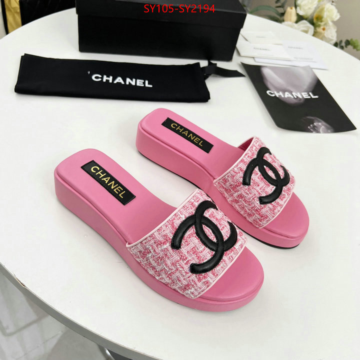 Women Shoes-Chanel 2023 replica wholesale cheap sales online ID: SY2194 $: 105USD