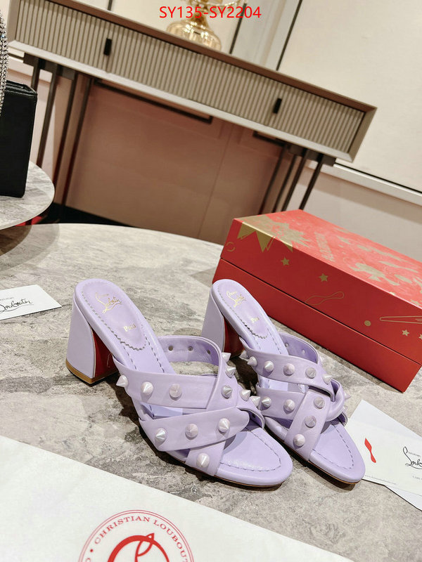 Women Shoes-Christian Louboutin good quality replica ID: SY2204 $: 135USD
