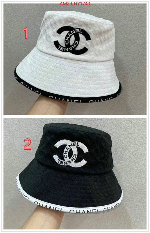 Cap (Hat)-Chanel top perfect fake ID: HY1740 $: 29USD