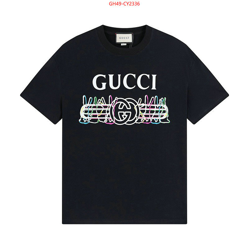 Clothing-Gucci hot sale ID: CY2336 $: 49USD