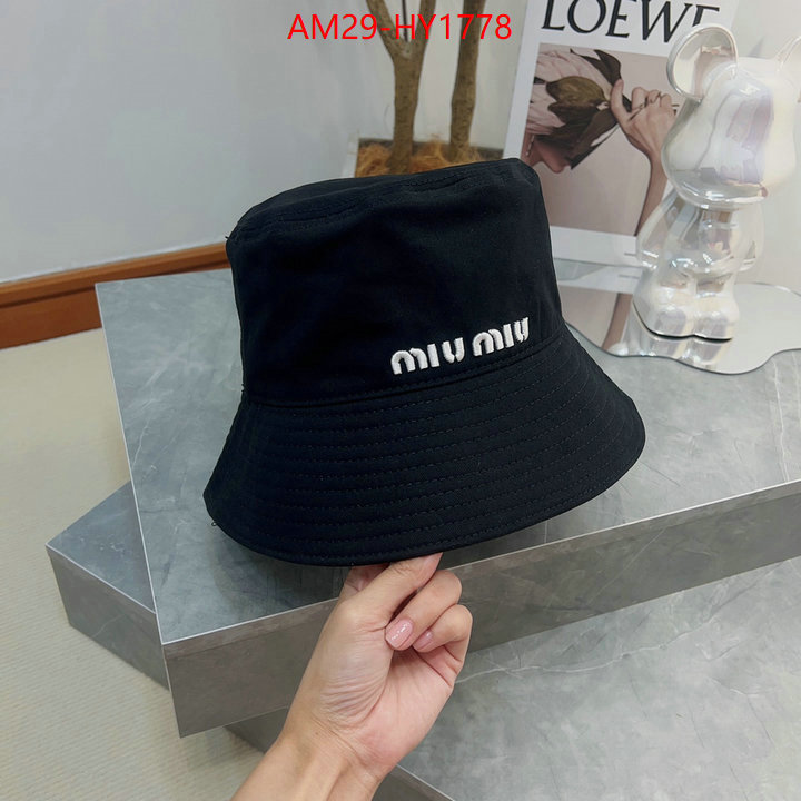 Cap(Hat)-Miu Miu shop now ID: HY1778 $: 29USD