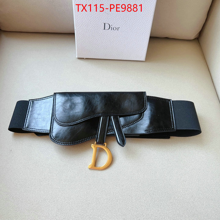 Belts-Dior,from china 2023 ID: PE9881,$: 115USD