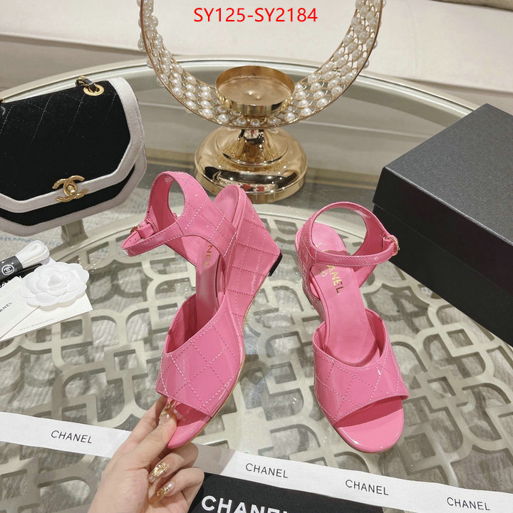 Women Shoes-Chanel replica us ID: SY2184 $: 125USD