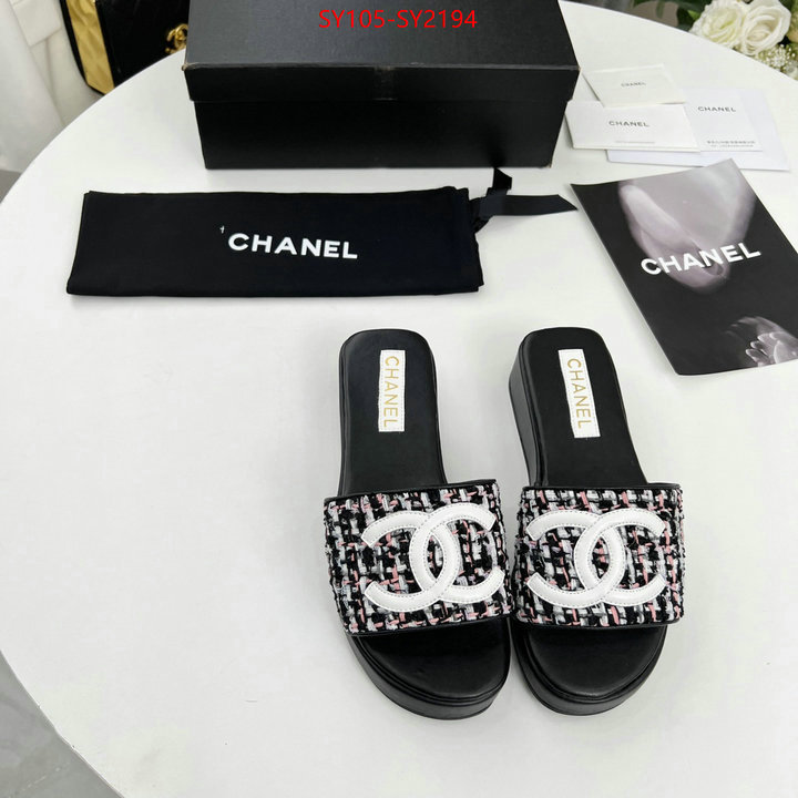 Women Shoes-Chanel 2023 replica wholesale cheap sales online ID: SY2194 $: 105USD