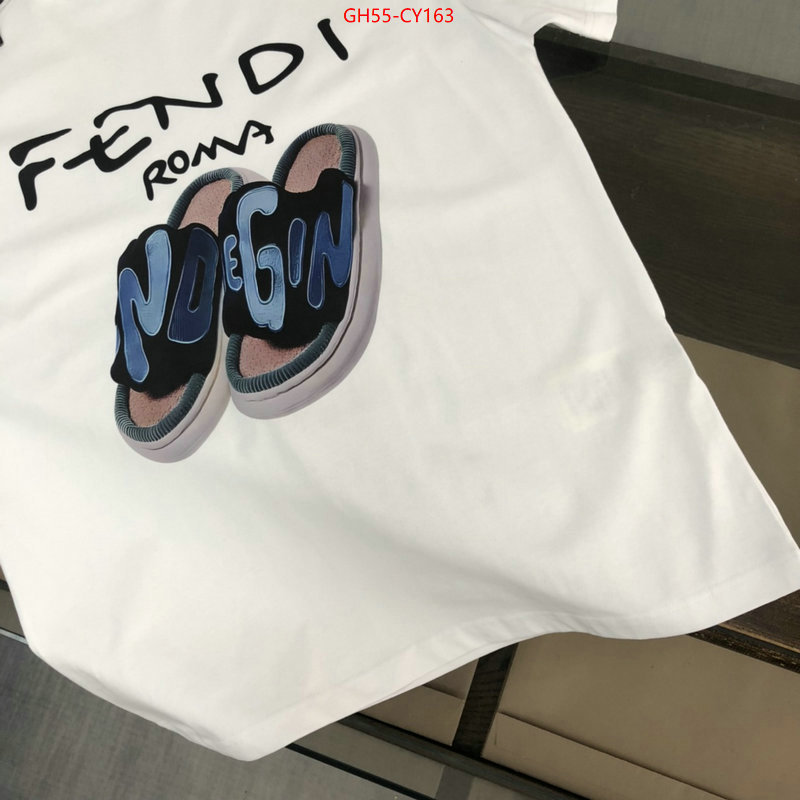 Clothing-Fendi,replica aaaaa designer ID: CY163,$: 55USD