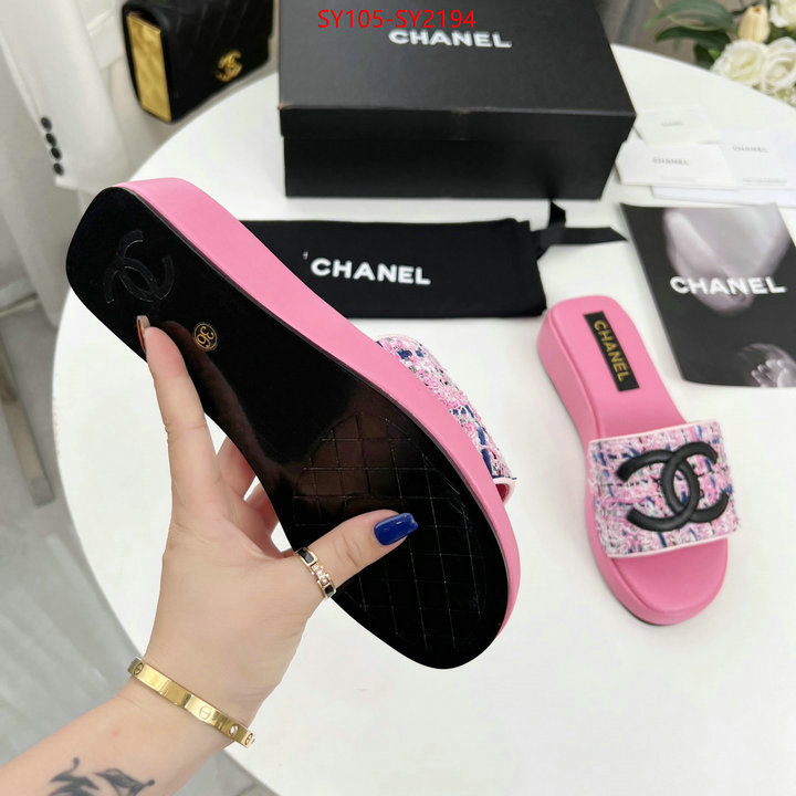 Women Shoes-Chanel 2023 replica wholesale cheap sales online ID: SY2194 $: 105USD