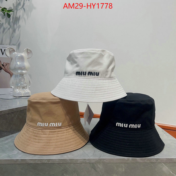 Cap(Hat)-Miu Miu shop now ID: HY1778 $: 29USD