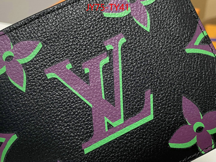 LV Bags(TOP)-Wallet,fake high quality ID: TY41,$: 75USD