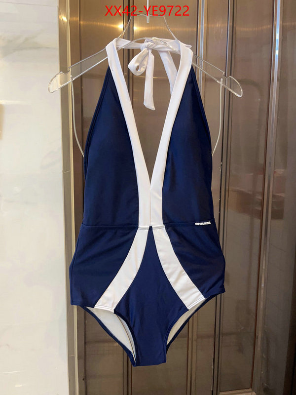 Swimsuit-Chanel,where should i buy replica ID: YE9722,$: 42USD