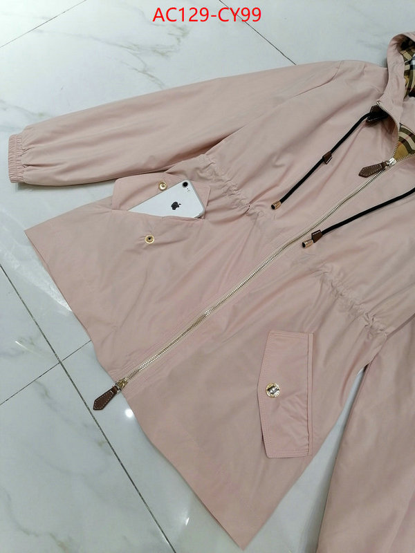 Clothing-Burberry,aaaaa+ replica designer ID: CY99,$: 129USD