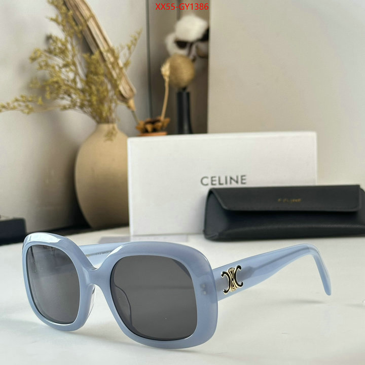 Glasses-CELINE,unsurpassed quality ID: GY1386,$: 55USD