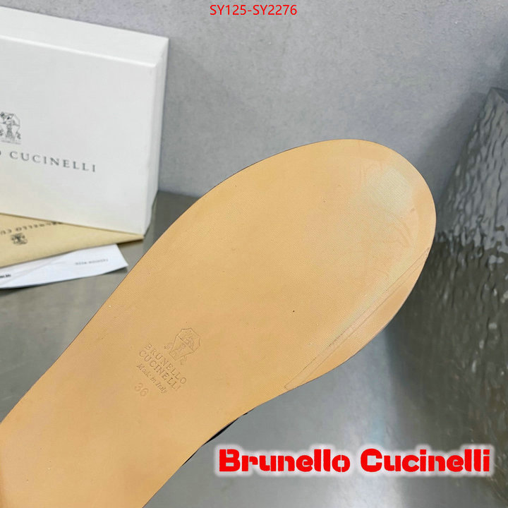 Women Shoes-Brunello cucinelli customize the best replica ID: SY2276 $: 125USD