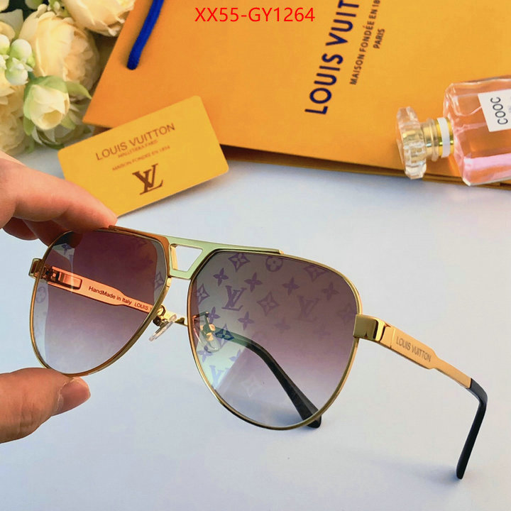 Glasses-LV,shop the best high authentic quality replica ID: GY1264,$: 55USD
