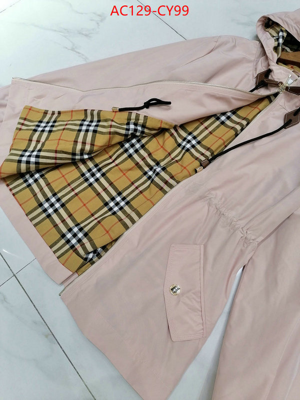 Clothing-Burberry,aaaaa+ replica designer ID: CY99,$: 129USD