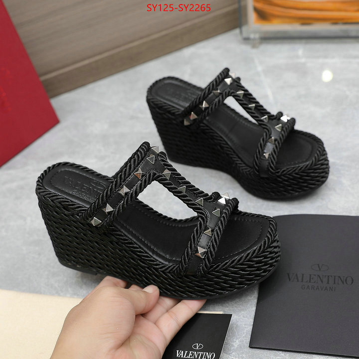 Women Shoes-Valentino high-end designer ID: SY2265 $: 125USD