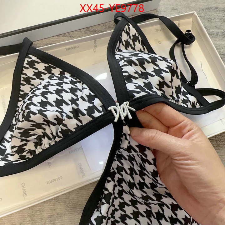 Swimsuit-Dior,aaaaa quality replica ID: YE9778,$: 45USD