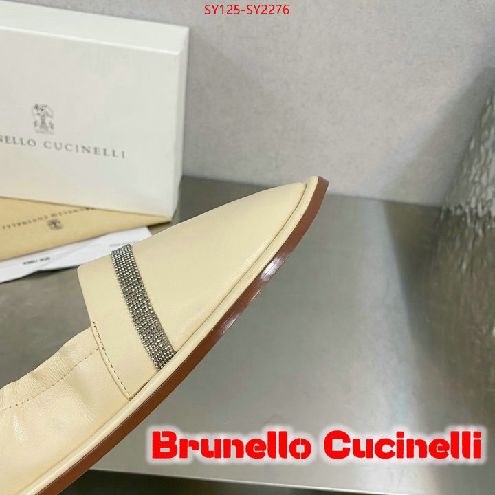 Women Shoes-Brunello cucinelli customize the best replica ID: SY2276 $: 125USD