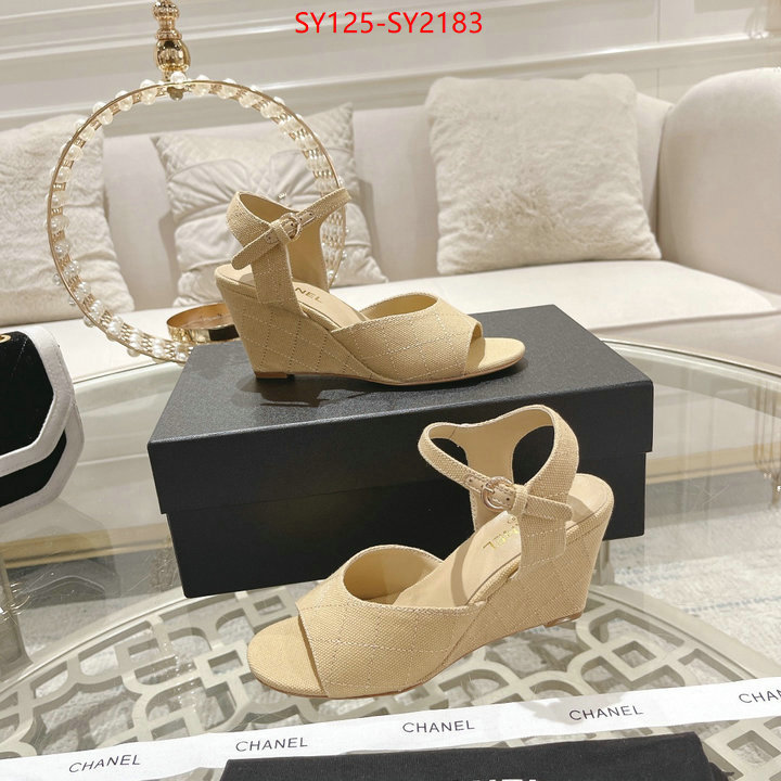 Women Shoes-Chanel luxury ID: SY2183 $: 125USD