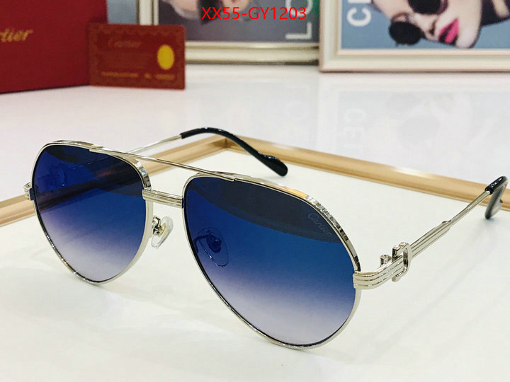 Glasses-Cartier,what 1:1 replica ID: GY1203,$: 55USD