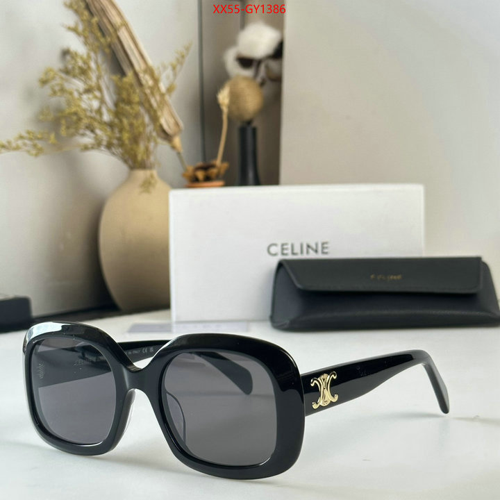 Glasses-CELINE,unsurpassed quality ID: GY1386,$: 55USD