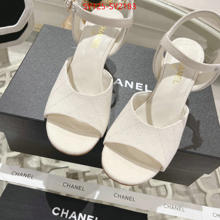 Women Shoes-Chanel luxury ID: SY2183 $: 125USD