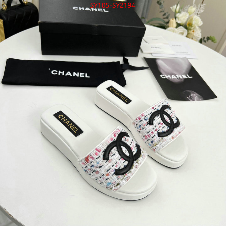 Women Shoes-Chanel 2023 replica wholesale cheap sales online ID: SY2194 $: 105USD