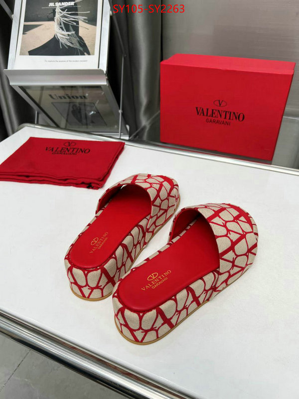 Women Shoes-Valentino brand designer replica ID: SY2263 $: 105USD