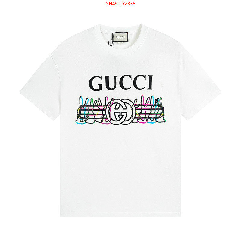 Clothing-Gucci hot sale ID: CY2336 $: 49USD