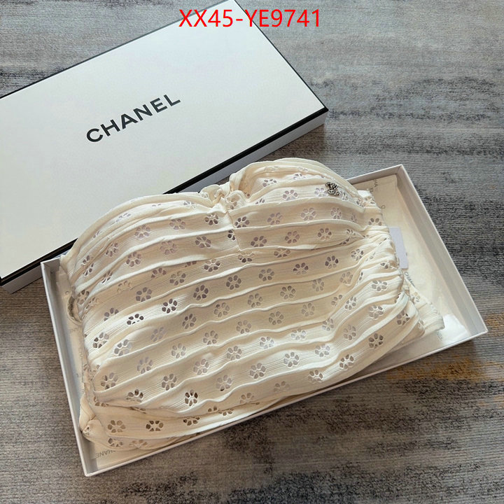 Swimsuit-Chanel,designer fake ID: YE9741,$: 45USD