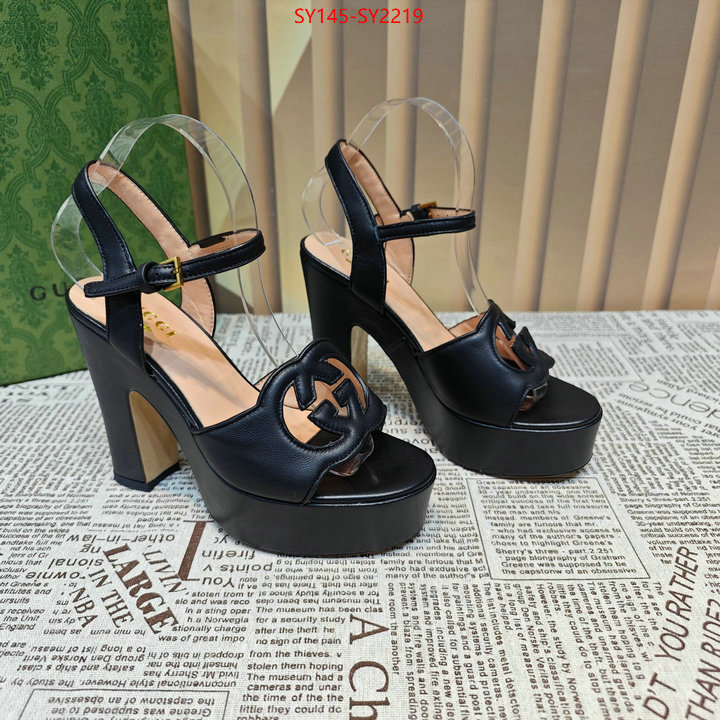 Women Shoes-Gucci best replica new style ID: SY2219 $: 145USD