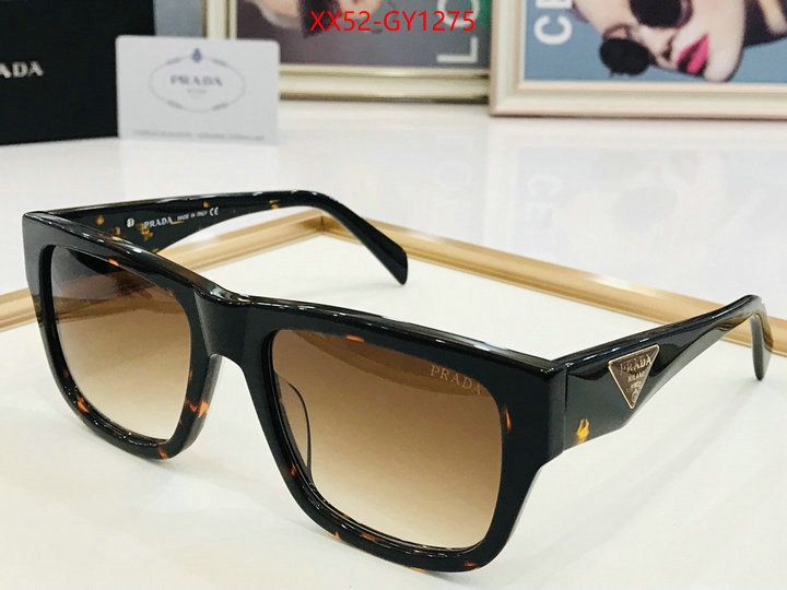 Glasses-Prada,wholesale imitation designer replicas ID: GY1275,$: 52USD