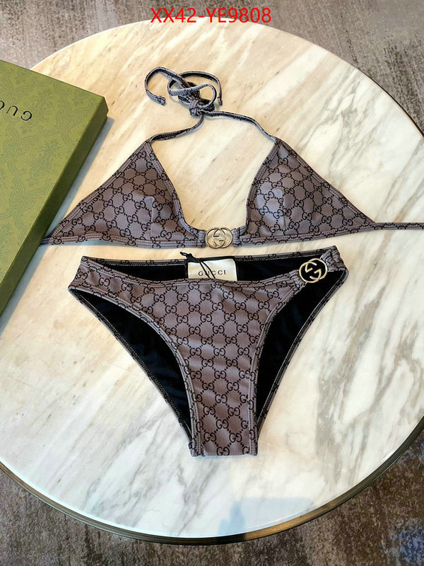 Swimsuit-GUCCI,cheap high quality replica ID: YE9808,$: 42USD