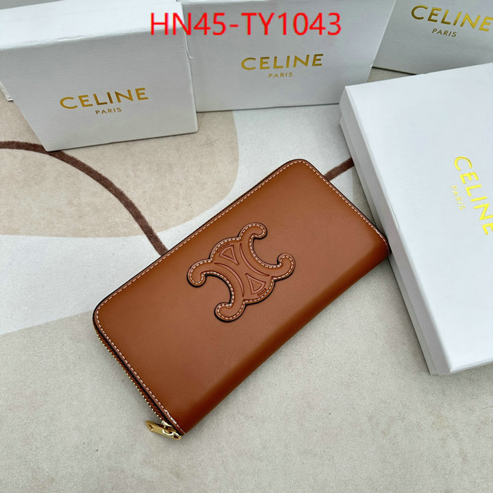 CELINE Bags(4A)-Wallet,replica aaaaa designer ID: TY1043,$: 45USD