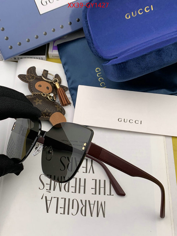 Glasses-Gucci,found replica ID: GY1427,$: 39USD