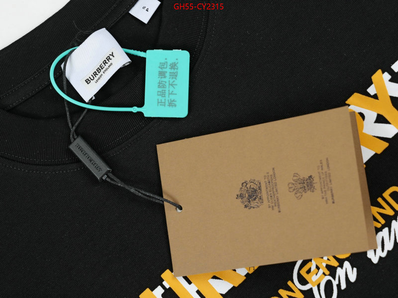 Clothing-Burberry luxury cheap ID: CY2315 $: 55USD