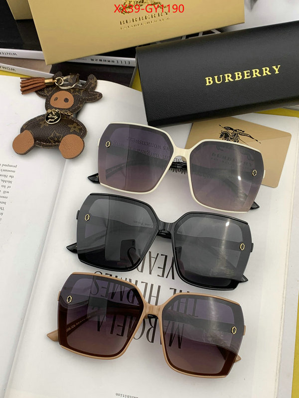 Glasses-Burberry,luxury fake ID: GY1190,$: 39USD