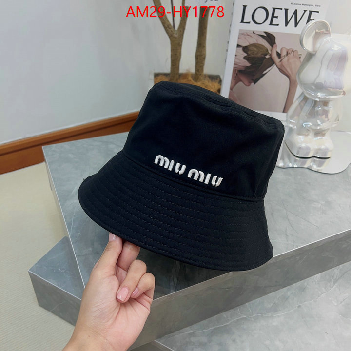 Cap(Hat)-Miu Miu shop now ID: HY1778 $: 29USD