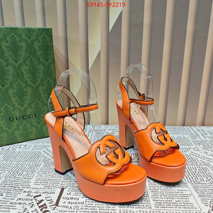 Women Shoes-Gucci best replica new style ID: SY2219 $: 145USD