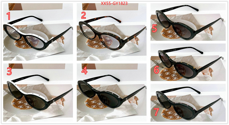 Glasses-Chanel high quality perfect ID: GY1823 $: 55USD