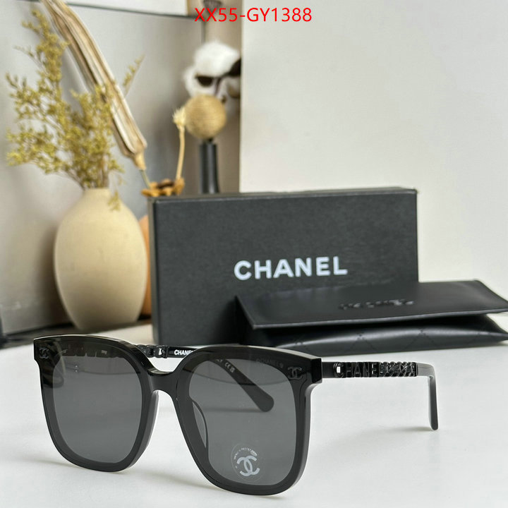 Glasses-Chanel,buy aaaaa cheap ID: GY1388,$: 55USD