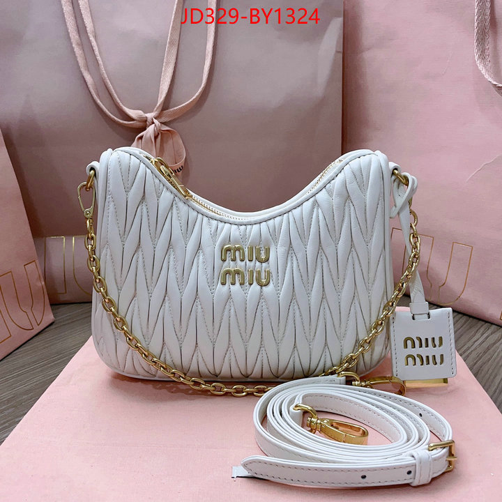 Miu Miu Bags(TOP)-Diagonal-,how to find replica shop ID: BY1324,$: 329USD